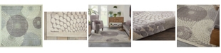 Long Street Looms Chimeras CHI04 Gray 6'7" x 6'7" Square Area Rug